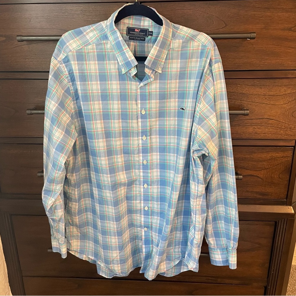 Vineyard Vines Plaid Button Down